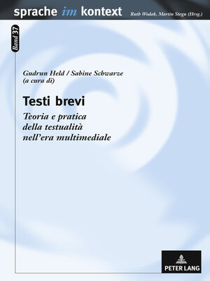cover image of Testi brevi